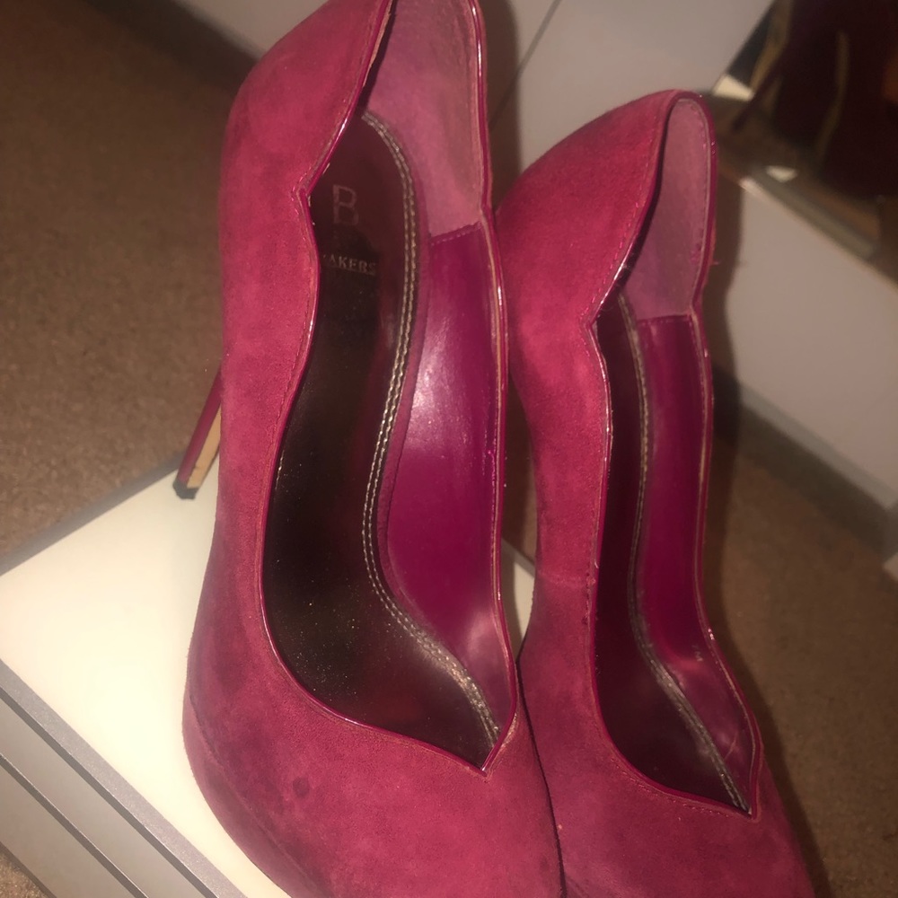 Bakers Purple “Villa” High Heel Pumps